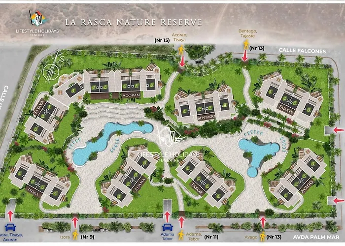 Дом отдыха Jardines - Tabor 33 Jacuzzi & Pool View 2b Эль-Пальмар